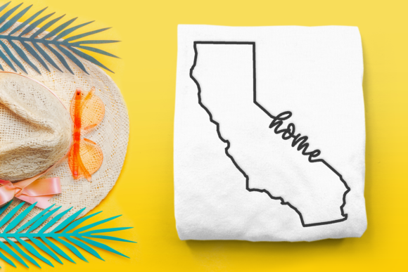 California Home State Outline