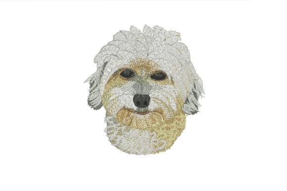 Shih Tzu Embroidery Design